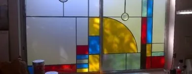 Business 1 image STAINED AND DESIGNER GLASS Stained Glass Overlay in Auckland NTL
